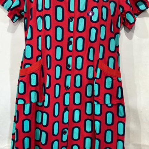 Халат Cotpark (6XL-8XL) 505-3989 red (лето) Cotpark 505-3989 red