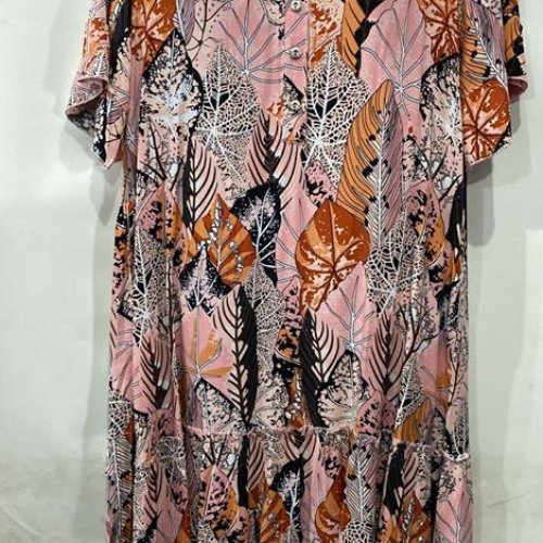 Платье Cotpark (M-2XL) 33259 peach (лето) Cotpark 33259 peach