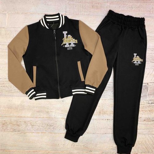 Костюм спорт LiMa kids (134-158) 2509 black-beige (деми) LiMa kids 2509 black-beige