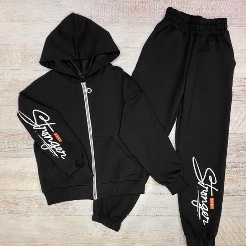 Костюм спорт LiMa kids (134-158) 2536 black (деми) LiMa kids 2536 black