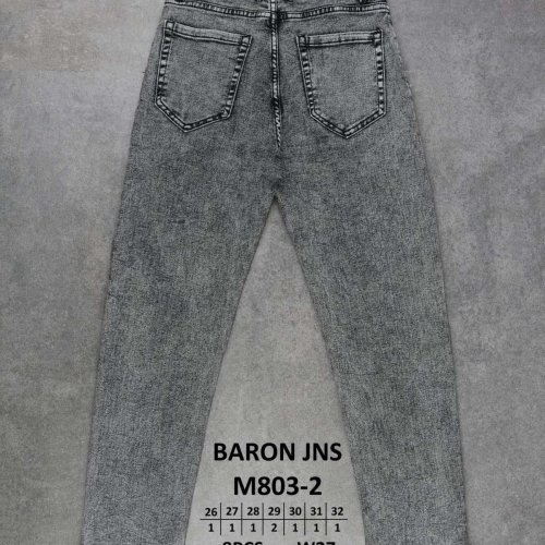 Джинсы God Baron (26-32) M803-2 grey (деми) God Baron M803-2 grey