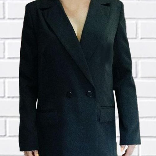 Пиджак H&S (S-L) 603 black (деми) H&S 603 black
