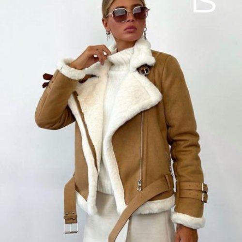 Дубленка Dorimodes (42-48) DL2141 camel (зима) Dorimodes DL2141 camel