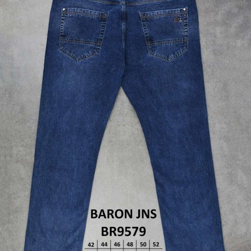 Джинсы God Baron (42-52) BR9579 blue (деми) God Baron BR9579 blue