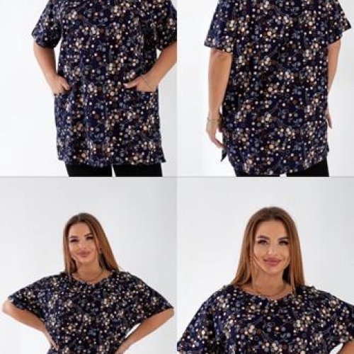 Туника BRAVEL (58-62) B40 navy (лето) BRAVEL B40 navy