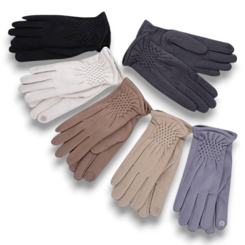 Перчатки КОРОЛЕВА (6.5-8.5) JP02-85 mix (зима) КОРОЛЕВА JP02-85 mix