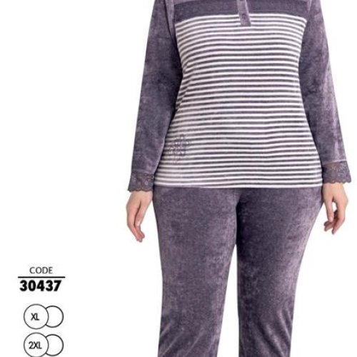 Пижама Cotpark (XL-4XL) 30497 purple (деми) Cotpark 30497 purple