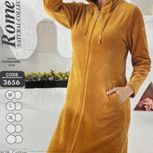 Халат Cotpark (M-XL) 3656 yellow (деми) Cotpark 3656 yellow