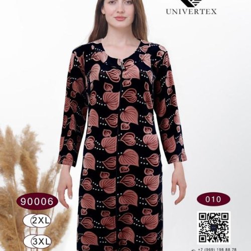 Халат Imlion (2XL-5XL) 90006-010 brown (лето) Imlion 90006-010 brown