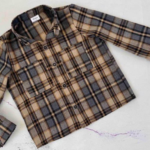 Рубашка Moda school (98-116) 8560-1 brown (деми) Moda school 8560-1 brown