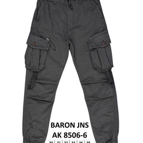 Штаны God Baron (30-38) AK 8506-6 grey (деми) God Baron AK 8506-6 grey