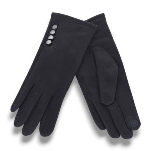 Перчатки КОРОЛЕВА (6.5-8.5) JP02-89 black (зима) КОРОЛЕВА JP02-89 black