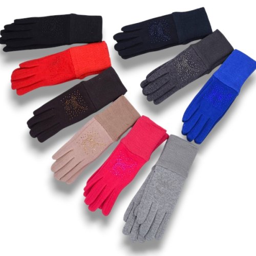 Перчатки KH clothes (6-8) 76-2 mix (зима) KH clothes 76-2 mix