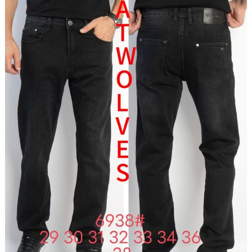 Джинсы God Baron (29-36) 6938 black (деми) God Baron 6938 black