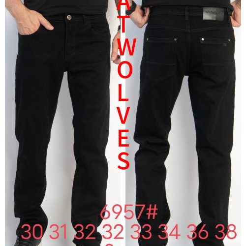 Джинсы God Baron (30-38) 6957 black (деми) God Baron 6957 black