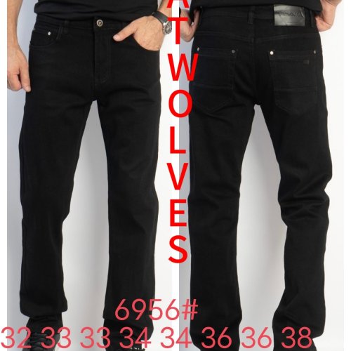 Джинсы God Baron (32-38) 6956 black (деми) God Baron 6956 black