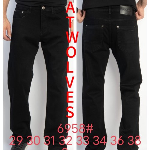 Джинсы God Baron (29-38) 6958 black (деми) God Baron 6958 black