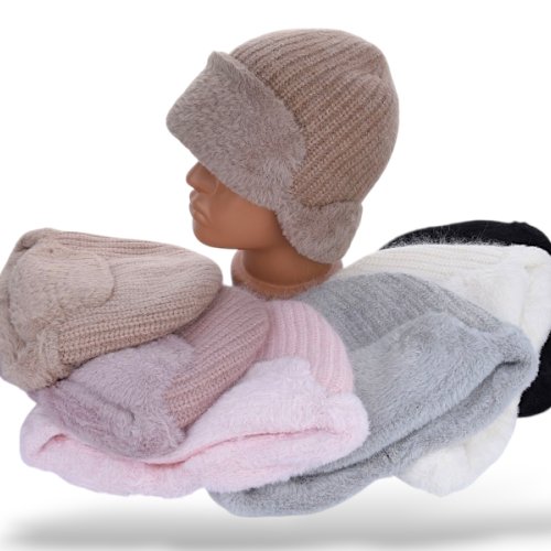 Шапка КОРОЛЕВА (one size) J12 mix (зима) КОРОЛЕВА J12 mix