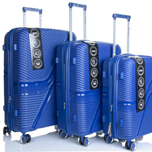 Набор чемоданов Карманчик (75*30*48) 1120 blue (деми) Карманчик 1120 blue