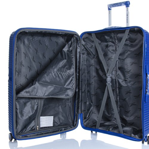 Набор чемоданов Карманчик (75*30*48) 1120 blue (деми) Карманчик 1120 blue