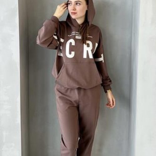 Костюм спорт Annet (S-XL) AZ0161 brown (зима) Annet AZ0161 brown