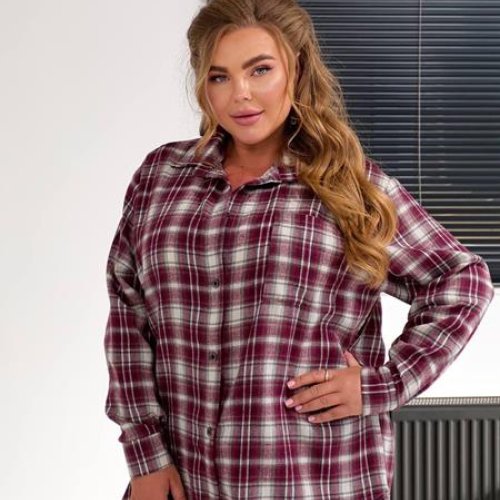 Рубашка BAT (58-62) 882-5 wine (деми) BAT 882-5 wine