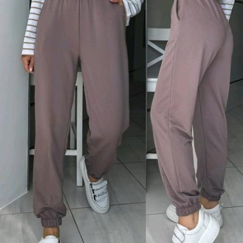 Штаны спорт Sport style (S-XL) 1023 beige (деми) Sport style 1023 beige