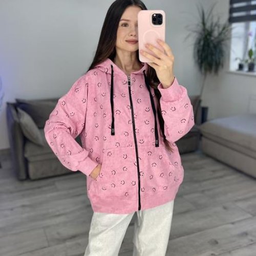 Кофта спорт S.Style (42-48) 602 pink (деми) S.Style 602 pink