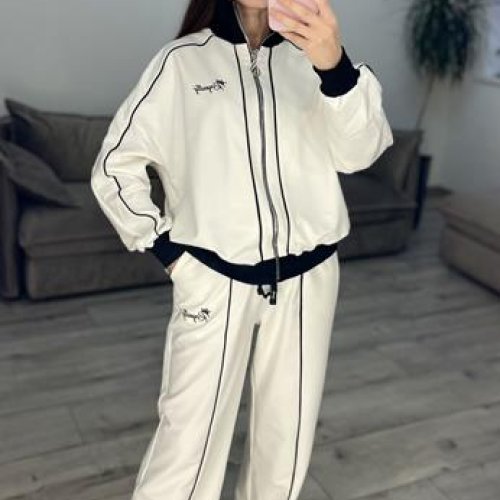 Костюм спорт S.Style (42-48) 603 white (деми) S.Style 603 white