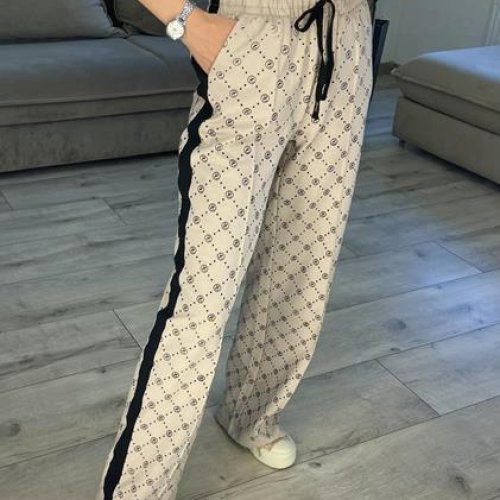 Штаны спорт S.Style (42-48) 604 beige (деми) S.Style 604 beige