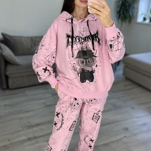 Костюм спорт S.Style (42-48) 612 pink (деми) S.Style 612 pink