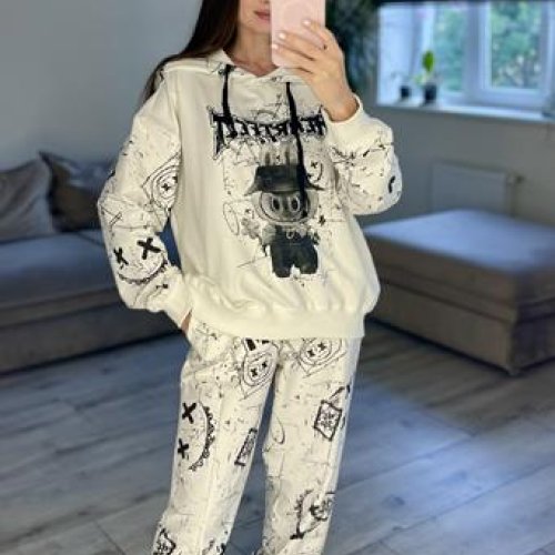 Костюм спорт S.Style (42-48) 612 white (деми) S.Style 612 white