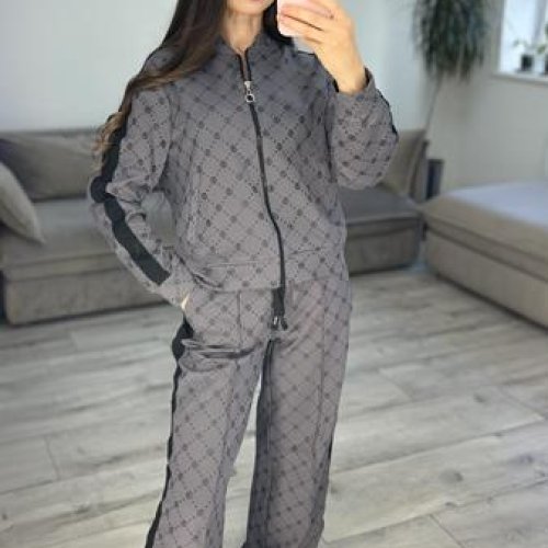 Костюм спорт S.Style (42-48) 614 d.grey (деми) S.Style 614 d.grey