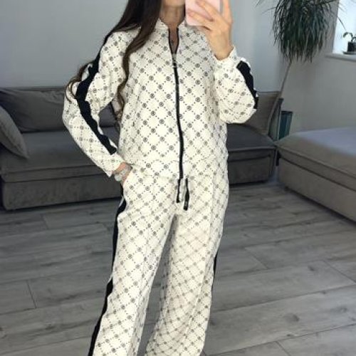 Костюм спорт S.Style (42-48) 614 white (деми) S.Style 614 white