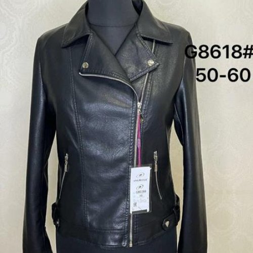 Куртка Modnulya (50-60) G8618 black (деми) Modnulya G8618 black