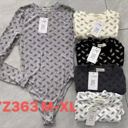 Боди Modnulya (M-XL) YZ363 black (деми) Modnulya YZ363 black