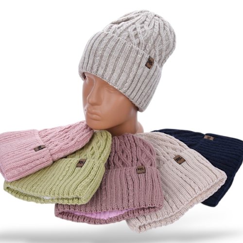 Шапка КОРОЛЕВА (one size) KL14 mix (зима) КОРОЛЕВА KL14 mix