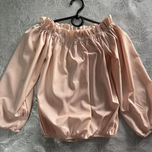 Блузка Moda school (128-152) M129 peach (деми) Moda school M129 peach