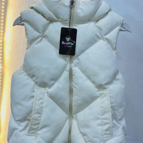 Жилетка Fili kids (6-14) FK1355 white (деми) Fili kids FK1355 white