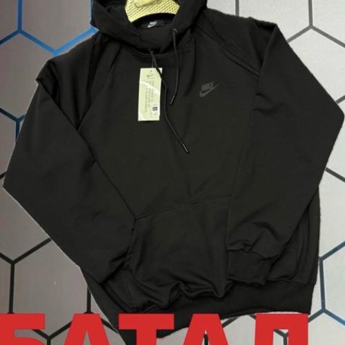 Худи Alex Clothes (2XL-6XL) 4804 black (деми) Alex Clothes 4804 black