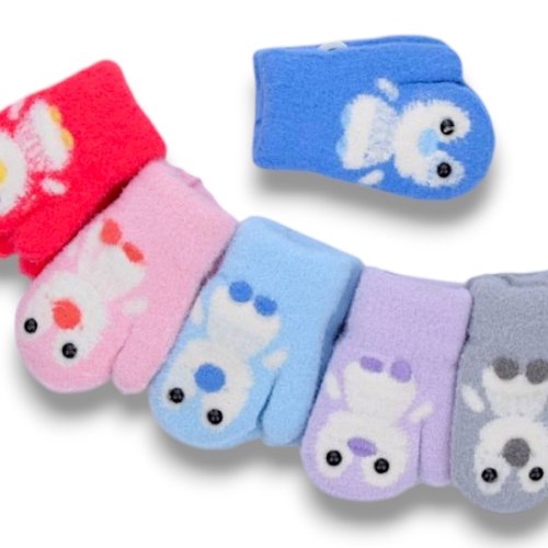 Варежки КОРОЛЕВА (1-2) J1003 mix (зима) КОРОЛЕВА J1003 mix