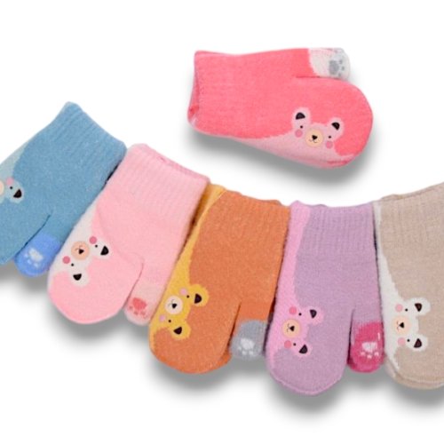 Варежки КОРОЛЕВА (2-4) J1017 mix (зима) КОРОЛЕВА J1017 mix