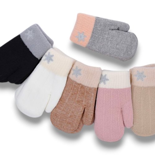 Варежки КОРОЛЕВА (7-9) J1021 mix (зима) КОРОЛЕВА J1021 mix