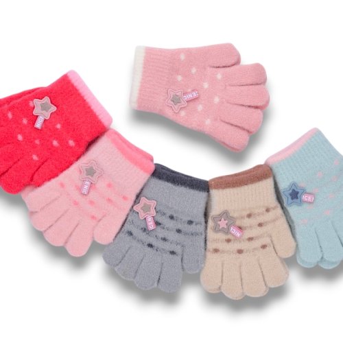 Перчатки КОРОЛЕВА (2-4) J2002 mix (зима) КОРОЛЕВА J2002 mix