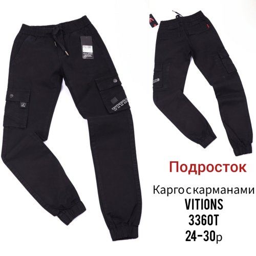 Джинсы God Baron (24-30) 3360T black (деми) God Baron 3360T black