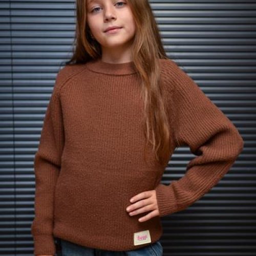 Свитер Yalisi (110-150) 817 brown (зима) Yalisi 817 brown