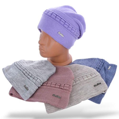 Шапка КОРОЛЕВА (one size) R30 mix (зима) КОРОЛЕВА R30 mix