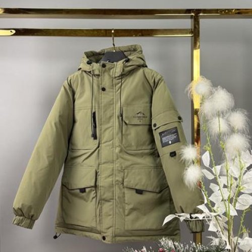 Куртка Delfinka (150-180) 88011 khaki (зима) Delfinka 88011 khaki