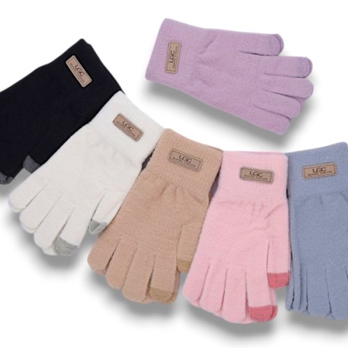 Перчатки КОРОЛЕВА (one size) J2024 mix (зима) КОРОЛЕВА J2024 mix