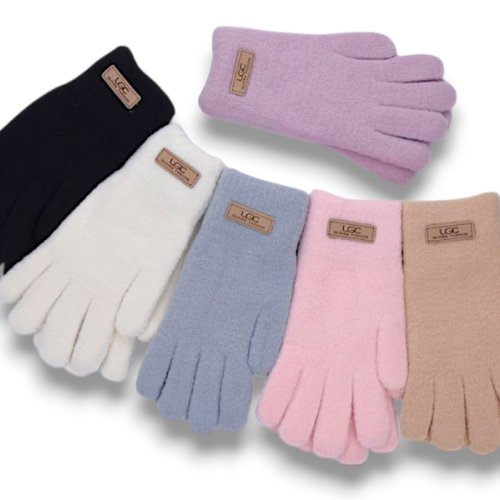 Перчатки КОРОЛЕВА (one size) J2025 mix (зима) КОРОЛЕВА J2025 mix